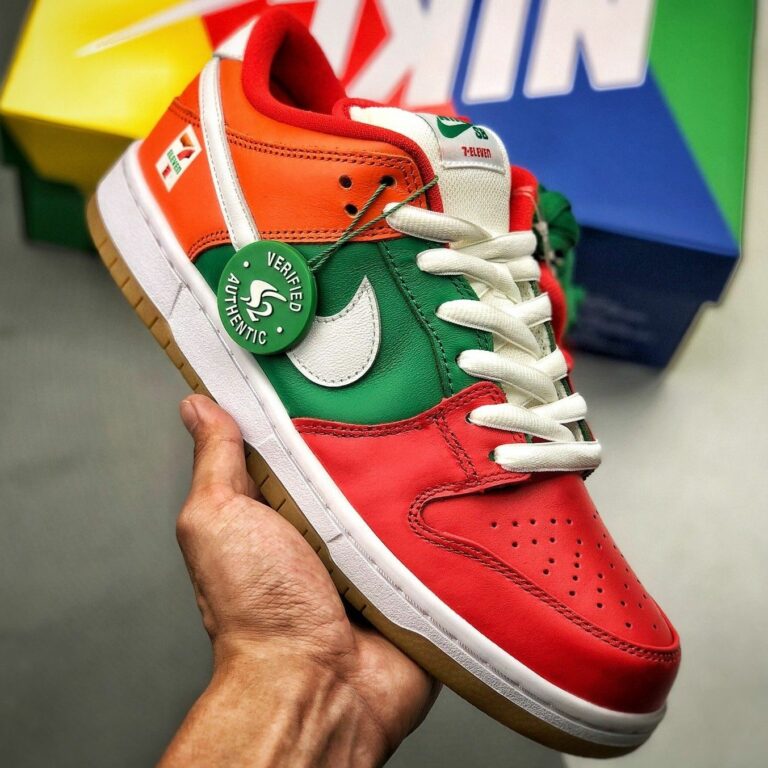 7-ELEVEN X SB DUNK LOW ORANGE/GREEN/WHITE – KicksIce