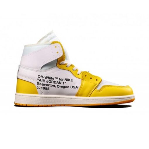 Off-White x Air Jordan 1 Retro High OG 'Canary Yellow'