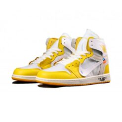 Off-White x Air Jordan 1 Retro High OG 'Canary Yellow'
