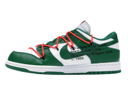 Dunk Low X OW Pine Green